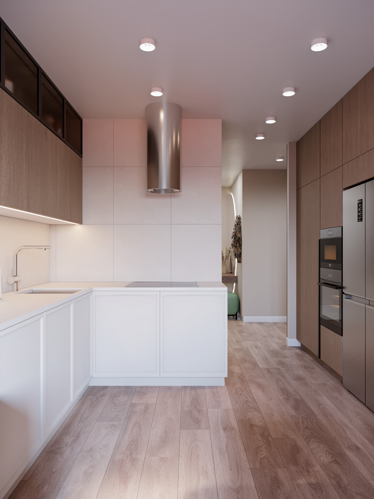 Трехкомнатная квартира 88м2