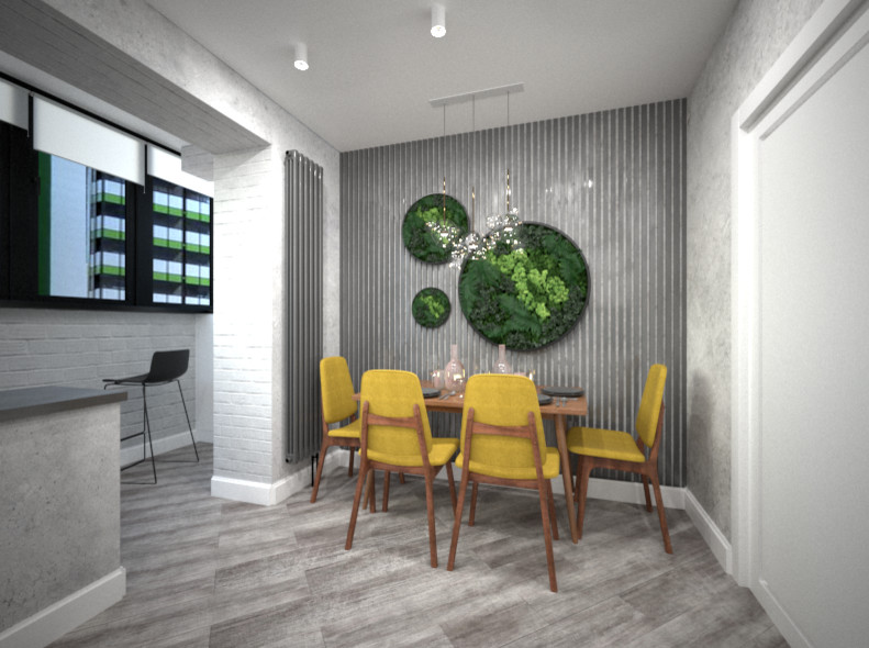 Проект 2-х комнатной квартиры ЖК Комфорт Парк