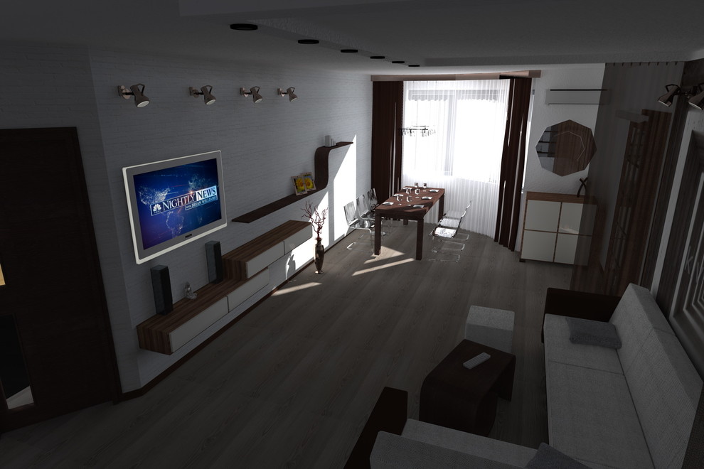 Проект квартиры г. Москва (два варианта)