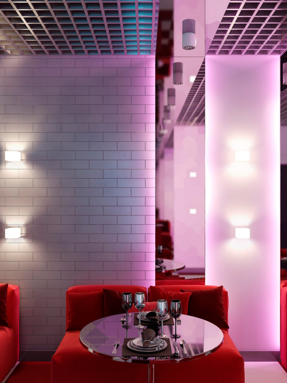 Кальянная в стиле 50х годов