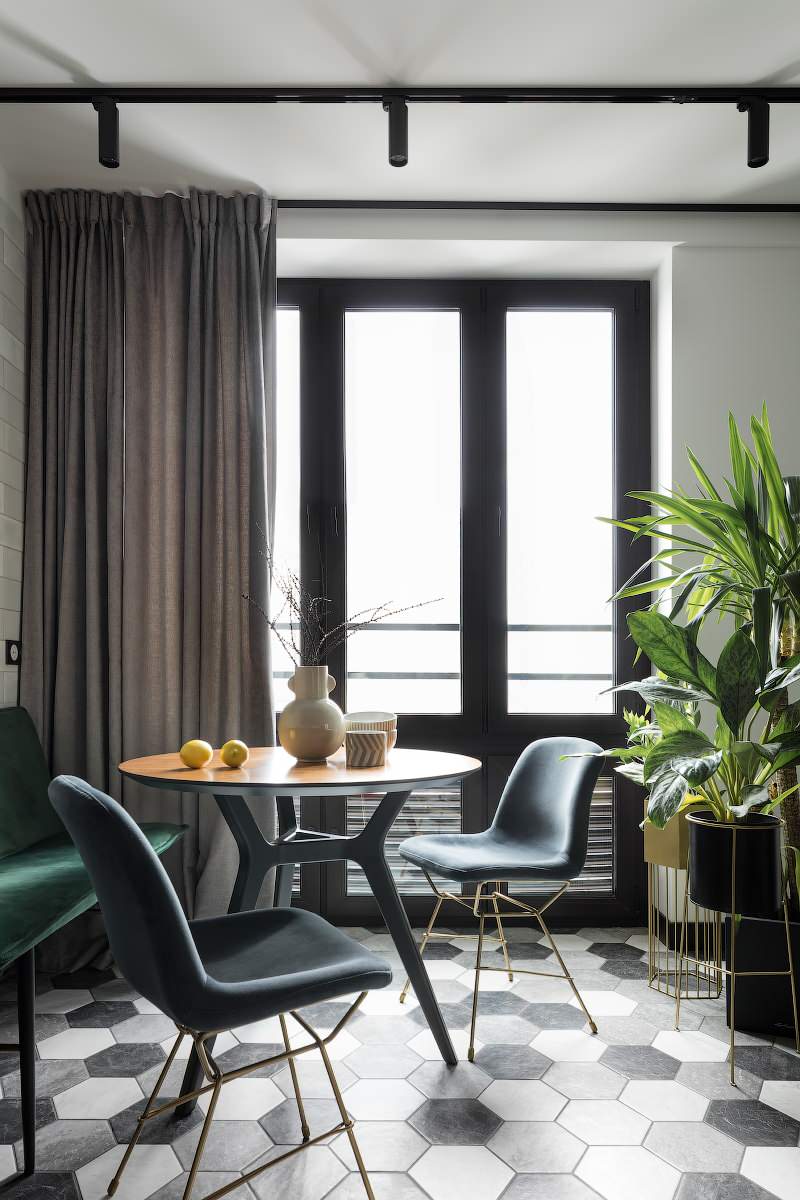 Современный интерьер квартиры-студии