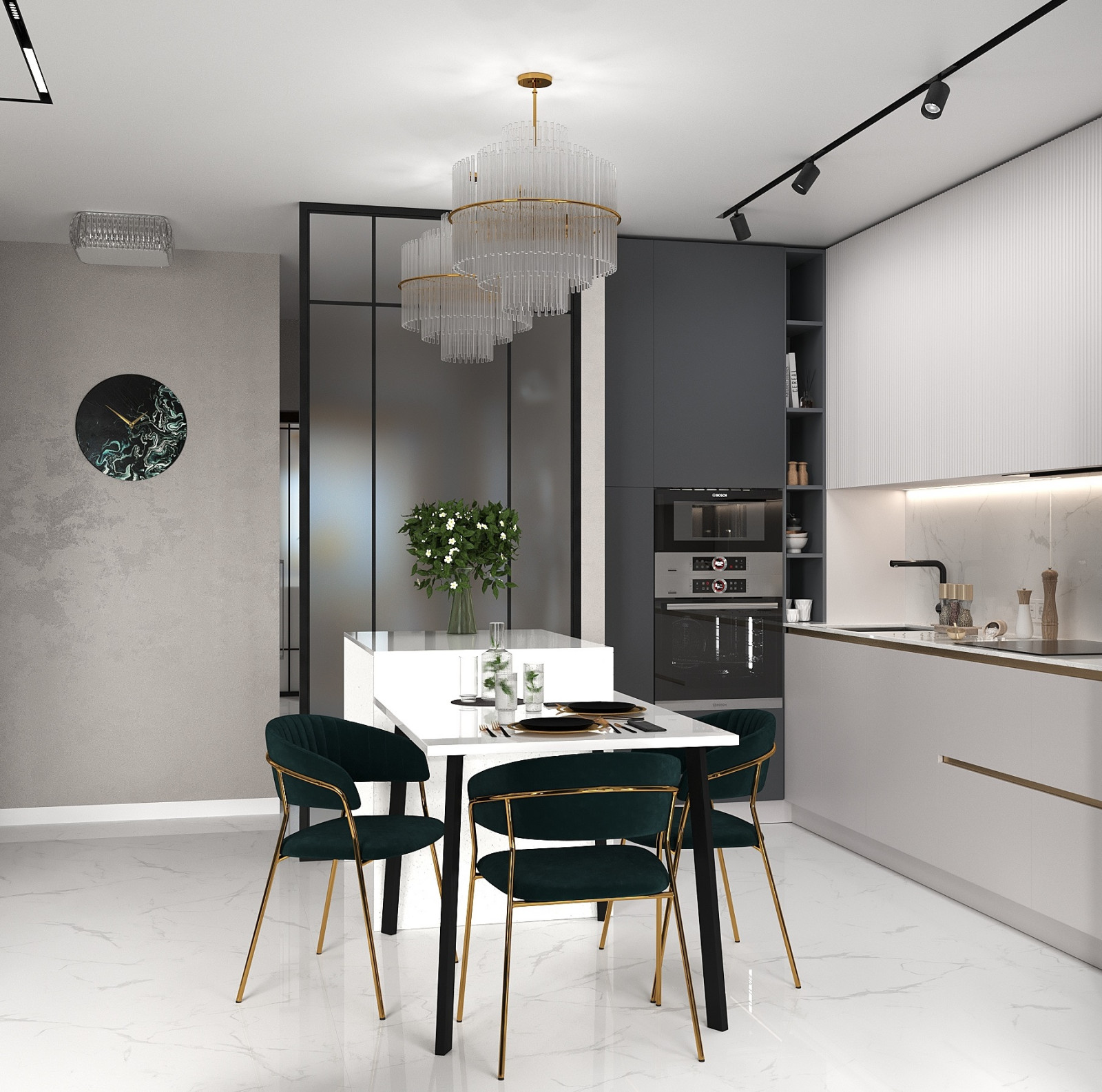 На крыльях к звездам_кухня-гостиная