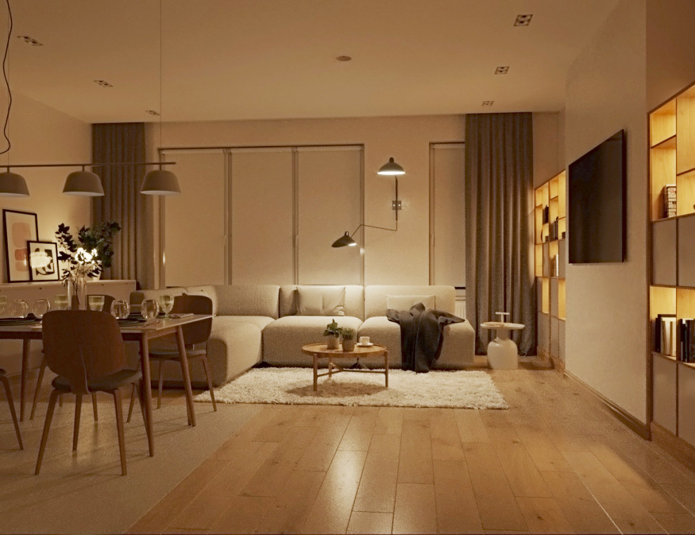 Гостиная-кухня