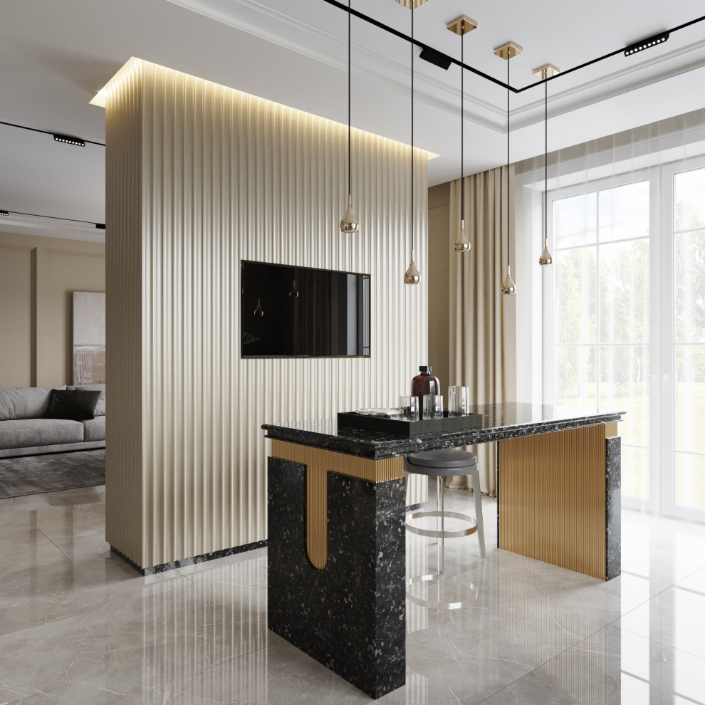 Проект интерьера таунхауса