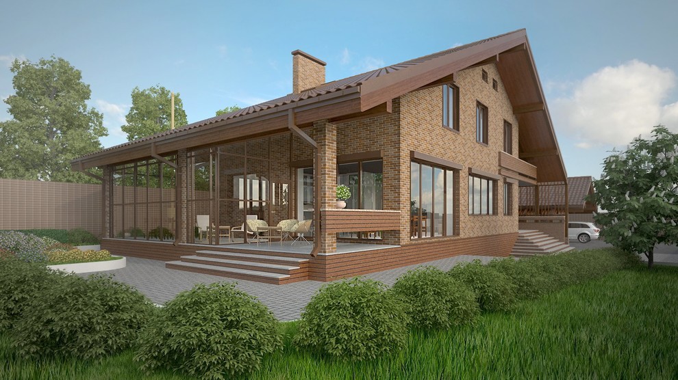 Обложка проекта: Индивидуальный жилой дом. Казань 2015