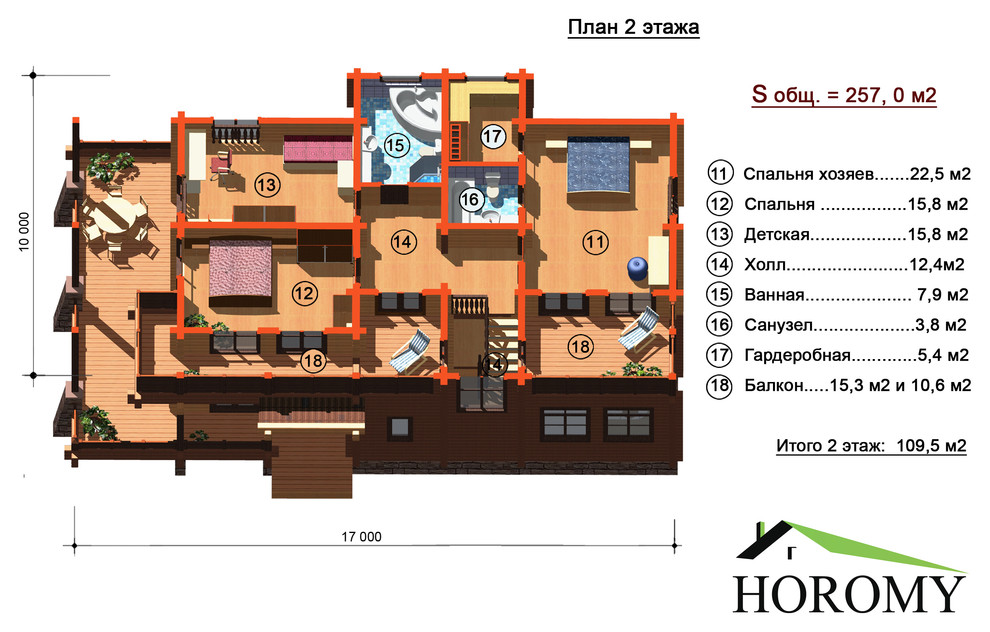 Проекты домов из клееного бруса