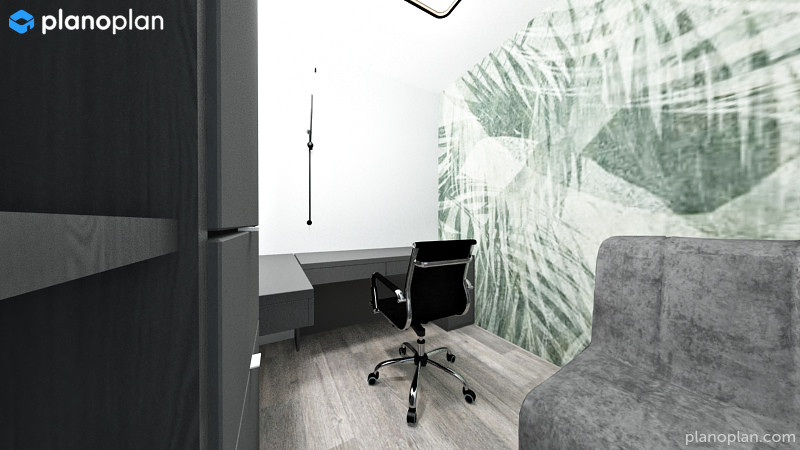 4хкомнатная квартира для молодой семьи с кабинетом в кладовке