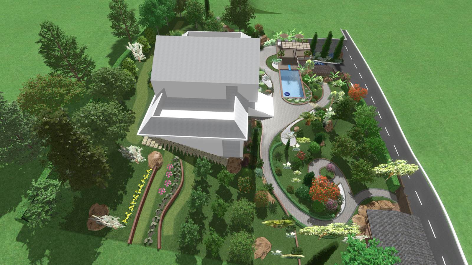 Приусадебный участок индивидуального жилого дома