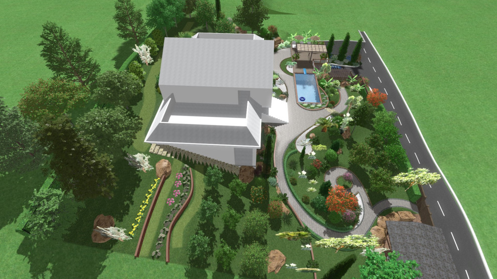 Приусадебный участок индивидуального жилого дома