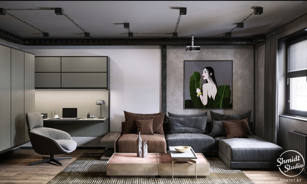 Проект Mini Loft, Москва, 54 м.кв.