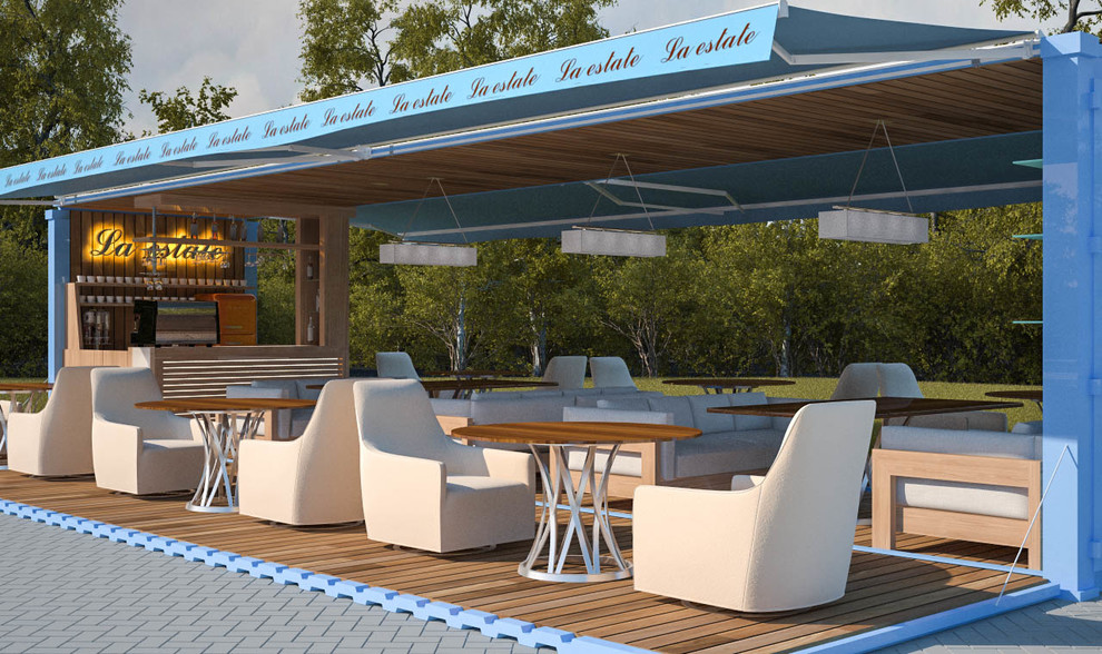 Летнее мобильное кафе