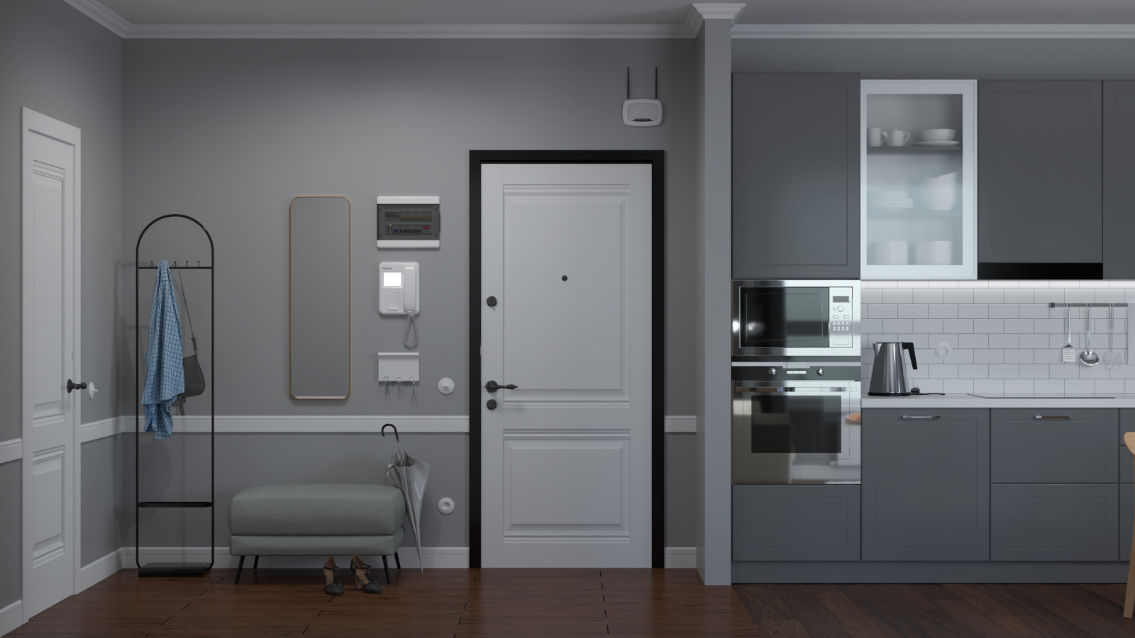 Современная классика в сером цвете