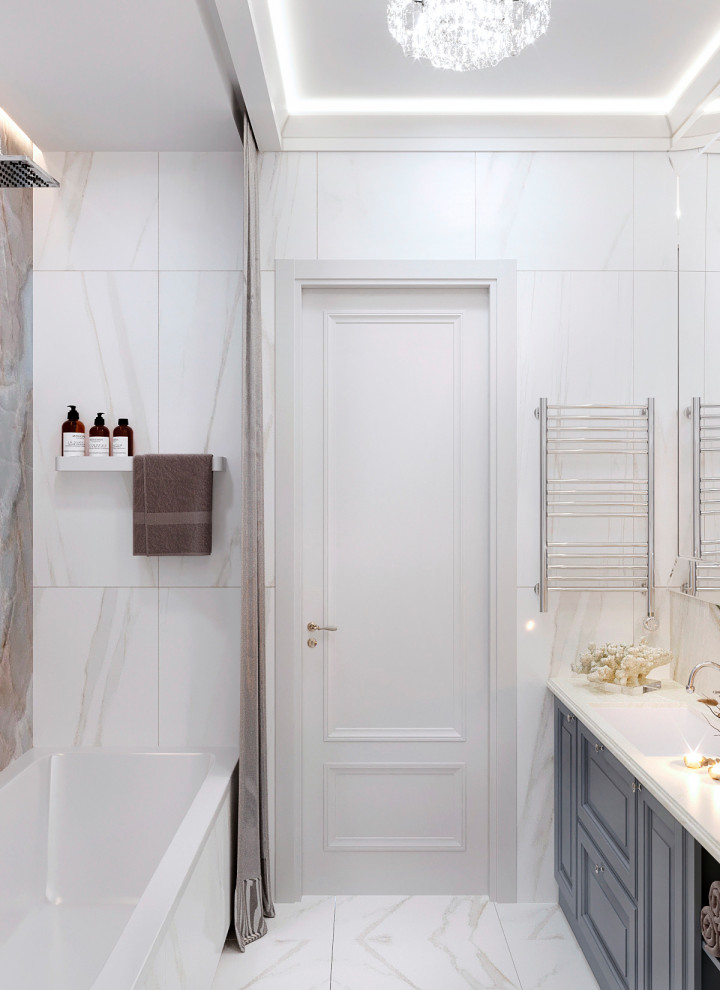 Дизайн четырёхкомнатной квартиры 116 кв.м в ЖК Символ