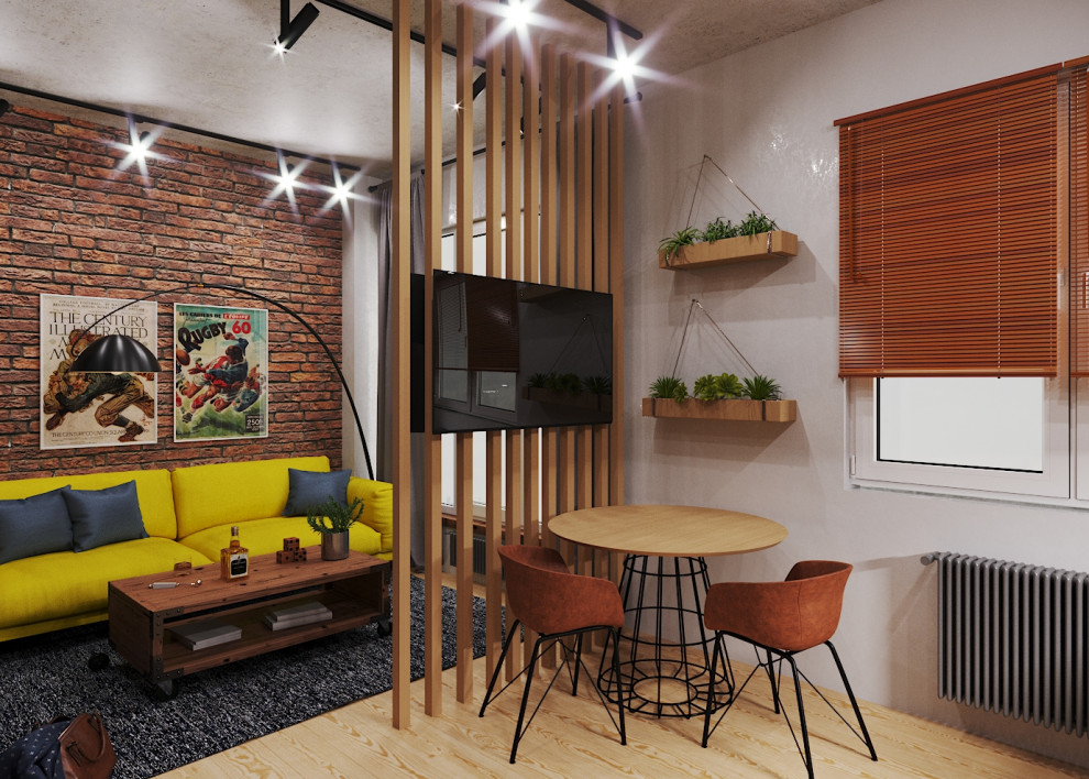 Квартира в стиле Лофт для молодого человека