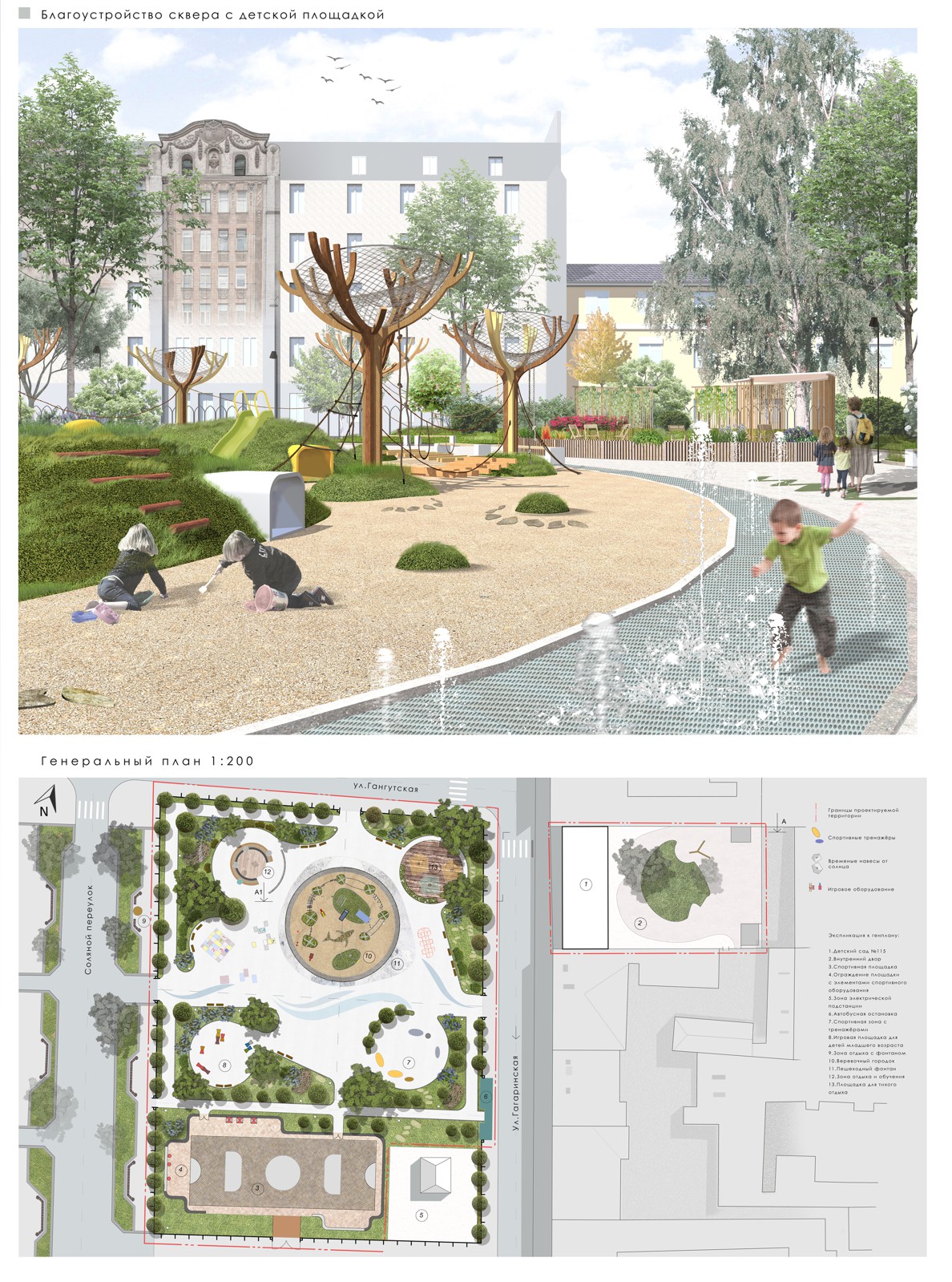 Обложка проекта: Благоустройстве городской территории для детей