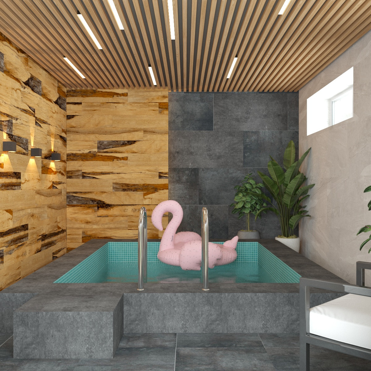 Большой, яркий дом для молодой семьи