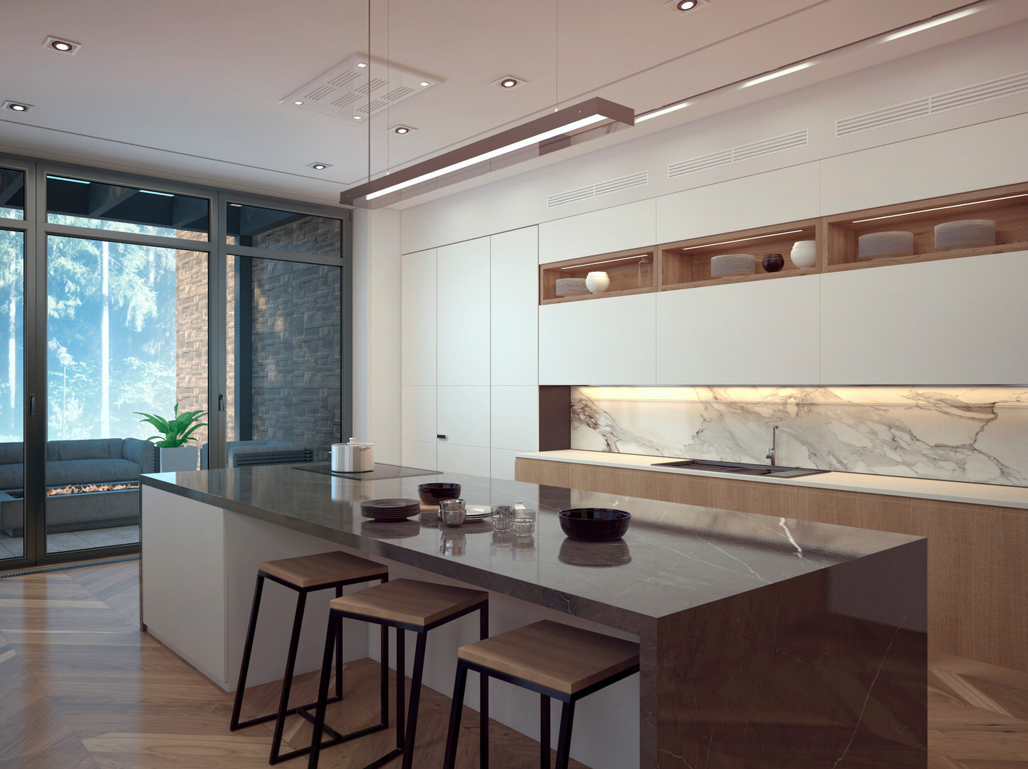 Интерьер частной виллы № 1