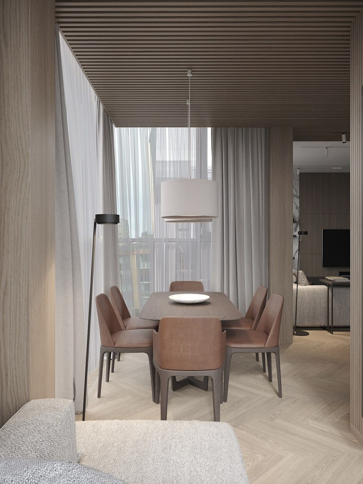 Квартира в современном стиле, ЖК «Duderhof Club», 146 кв.м.