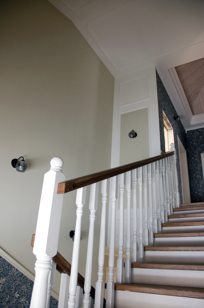 Обложка проекта: последняя работа - коттедж 300 метров с традиционной атмосферой уюта