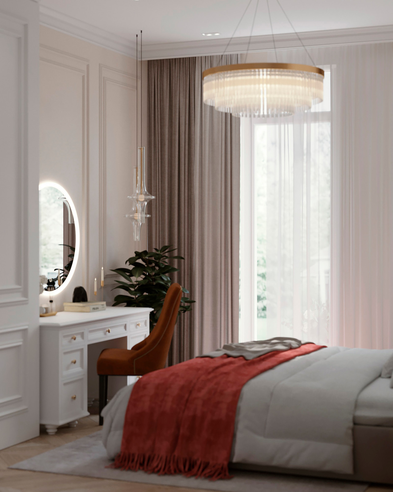 Двухкомнатная квартира в современной классике