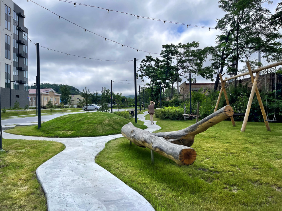 Сквер ЖК Четыре Горизонта