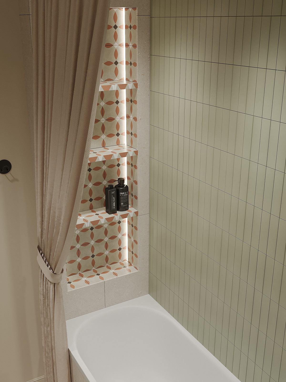 Дизайн 1-комнатной квартиры в ЖК Аквилон Leaves