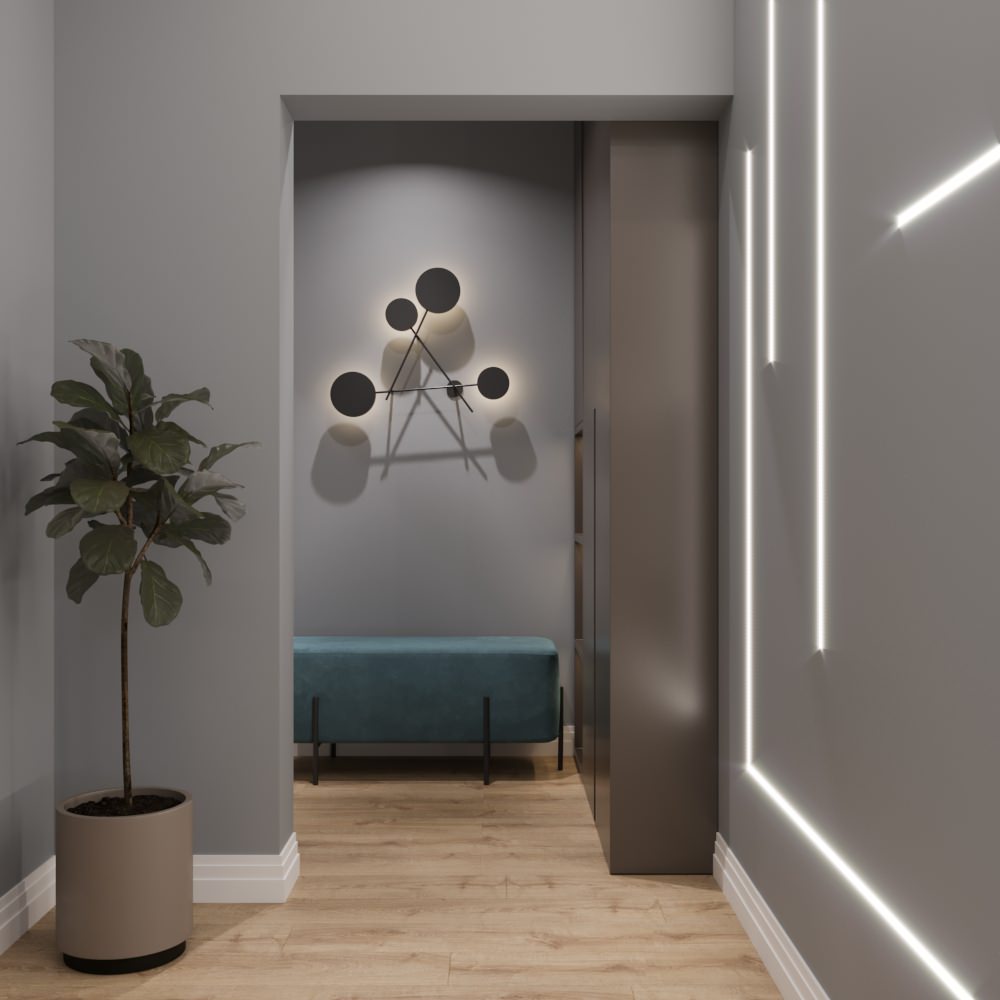 коридор из проекта "StyleHome"