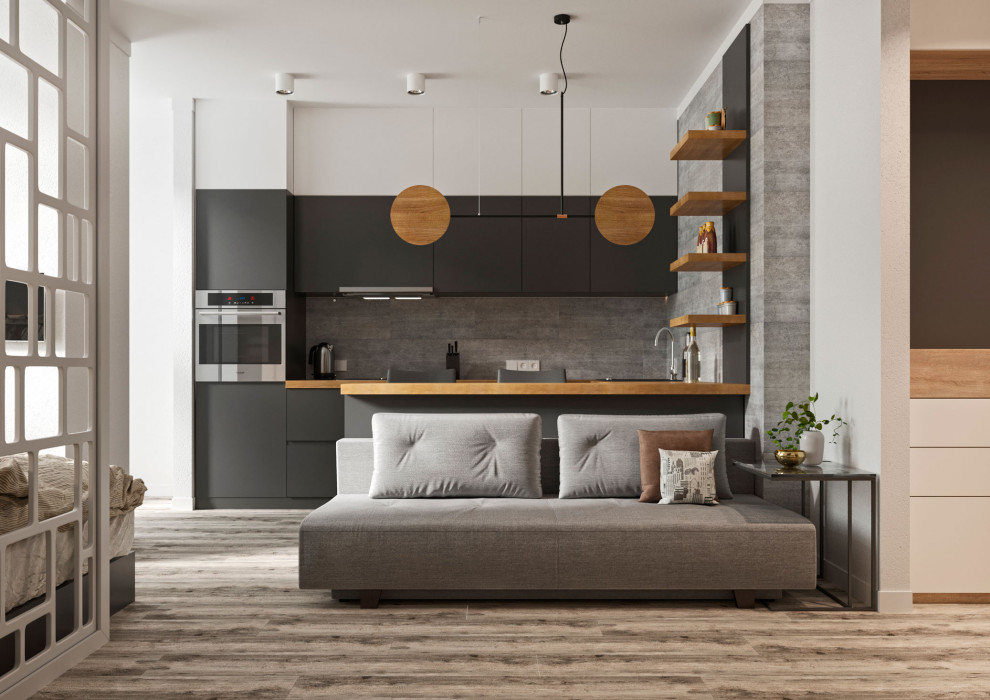 Обложка проекта: Квартира-студия в ЖК «Smart House»