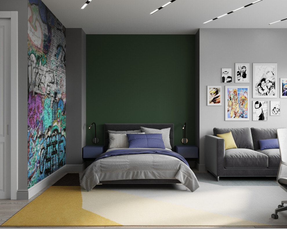 Обложка проекта: Детская для мальчика_"Закат на 51-м этаже"