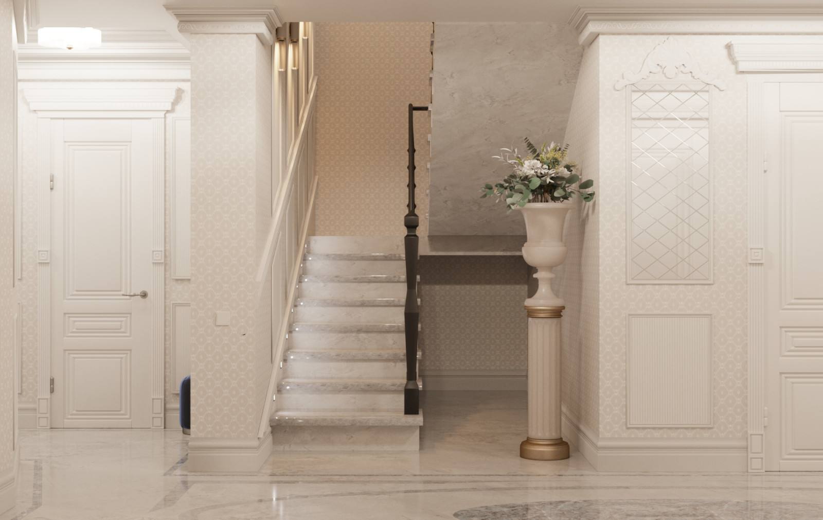 Входная зона в классическом стиле