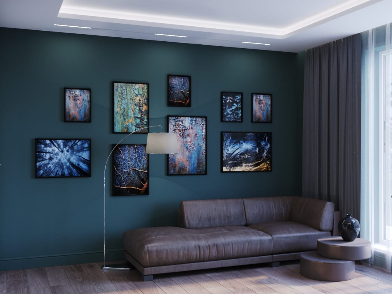 Частный дом // 2 этаж // Дизайн студия Льва Терехова