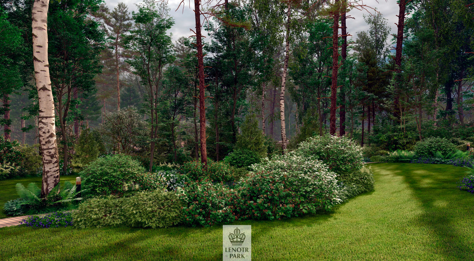 Лесной пейзаж