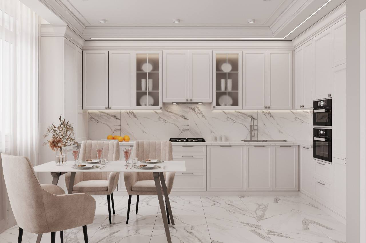 Обложка проекта: Дизайн кухни-гостиной