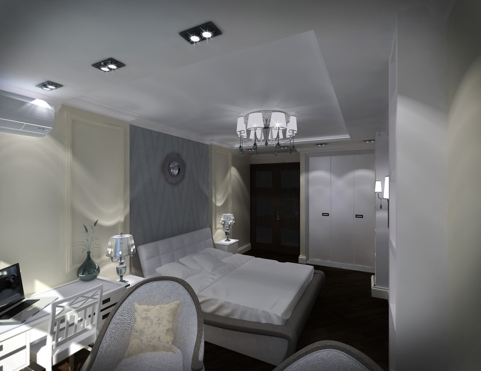 спальная комната в евродвушке