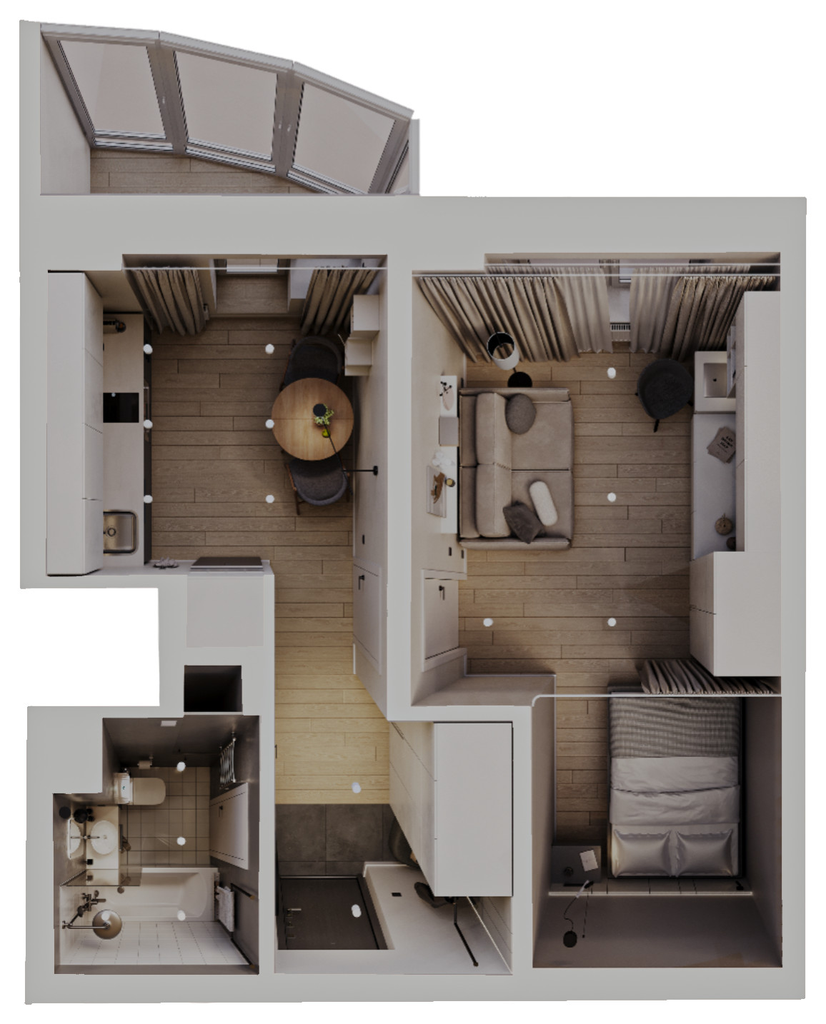 Обложка проекта: 1к.кв. для аренды