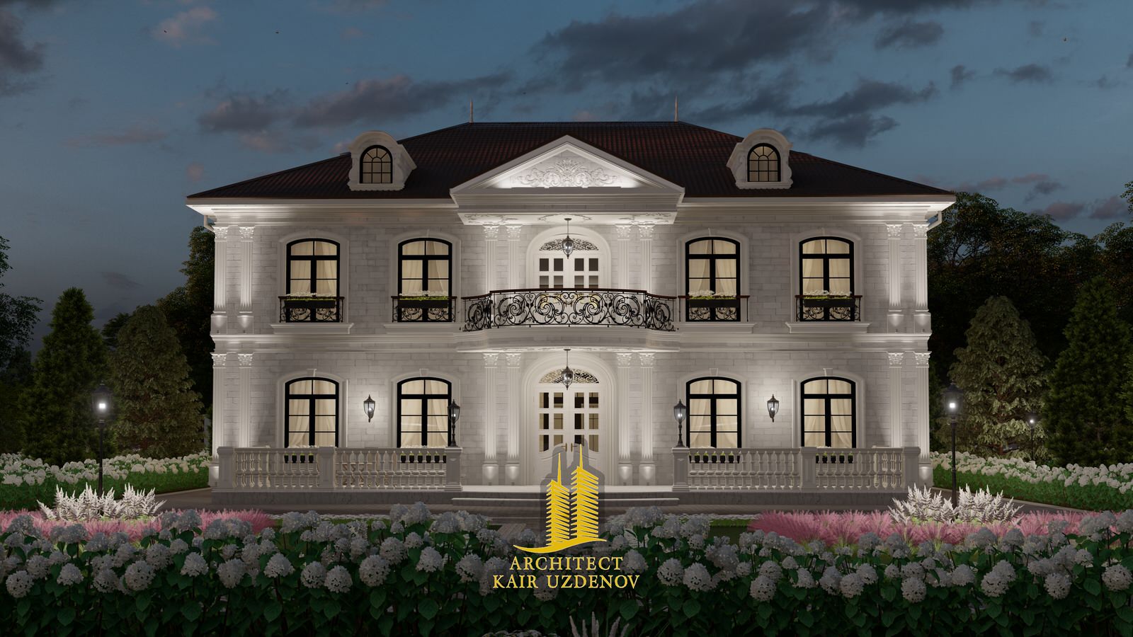 Проект дома в стиле Французский ренесанс