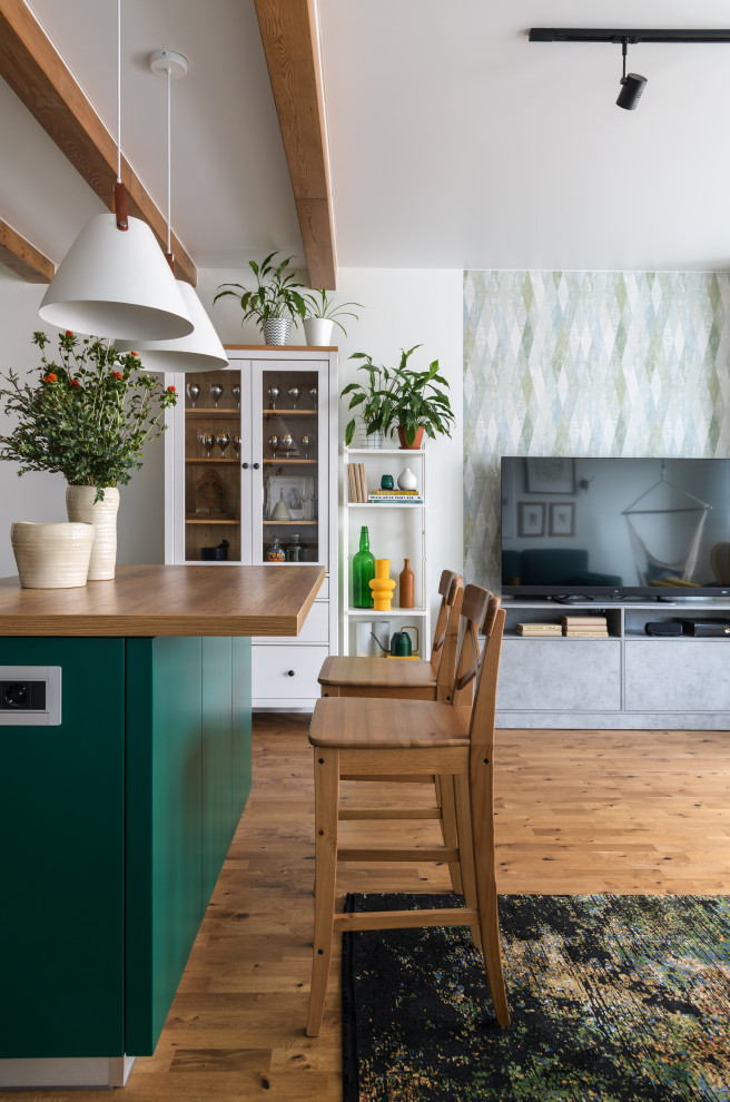 Urban Country. Кухня-гостиная