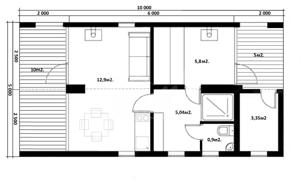Модульный дом "Азиль"