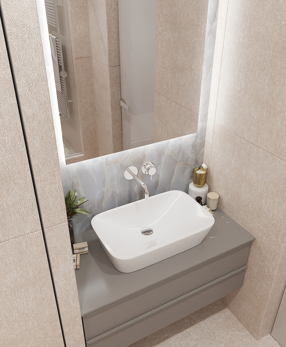 Современный дзен. ЖК Переулок Бульварный. Визуализация.