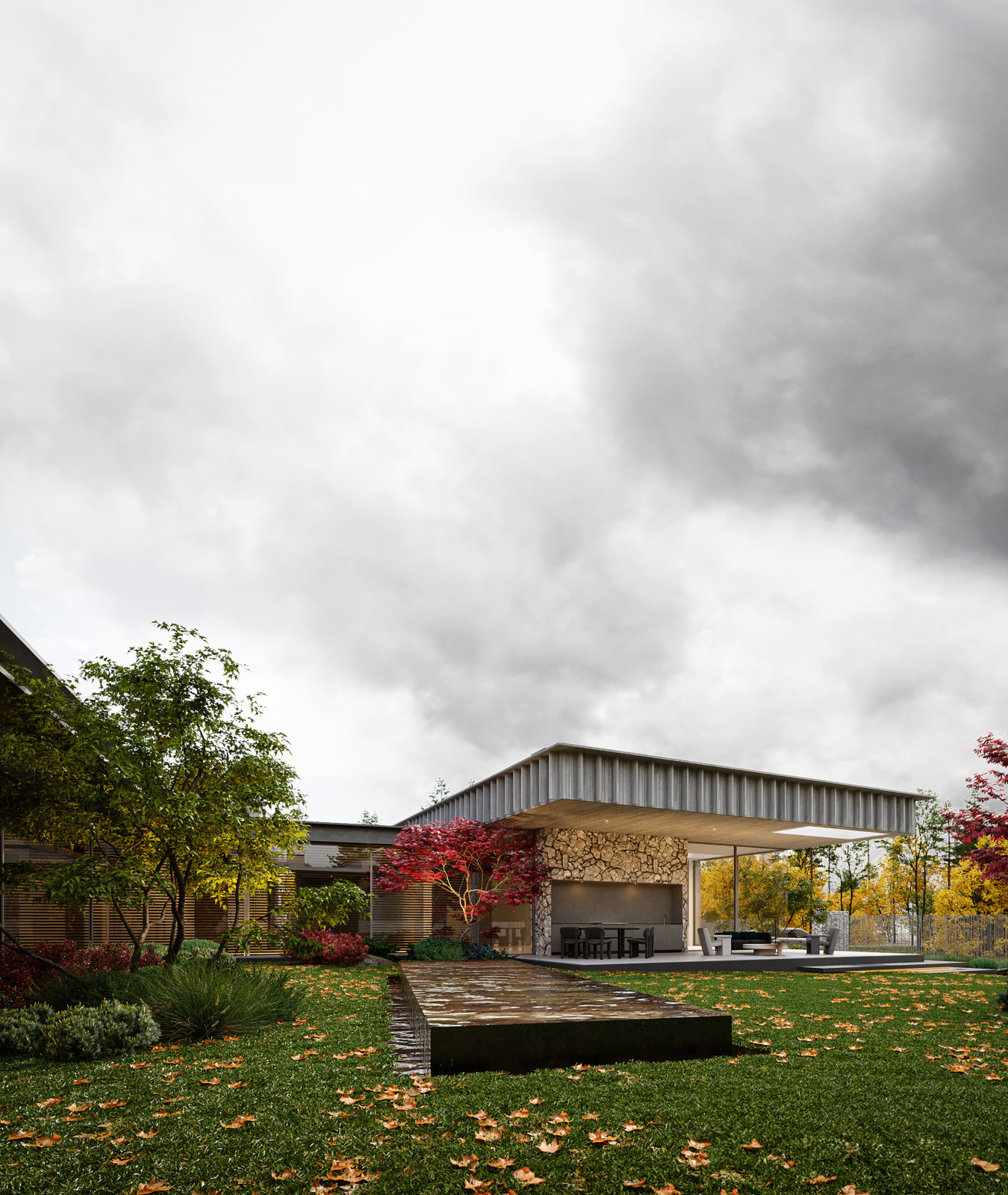 Introspective House рядом с Национальным парком «Лосиный Остров».