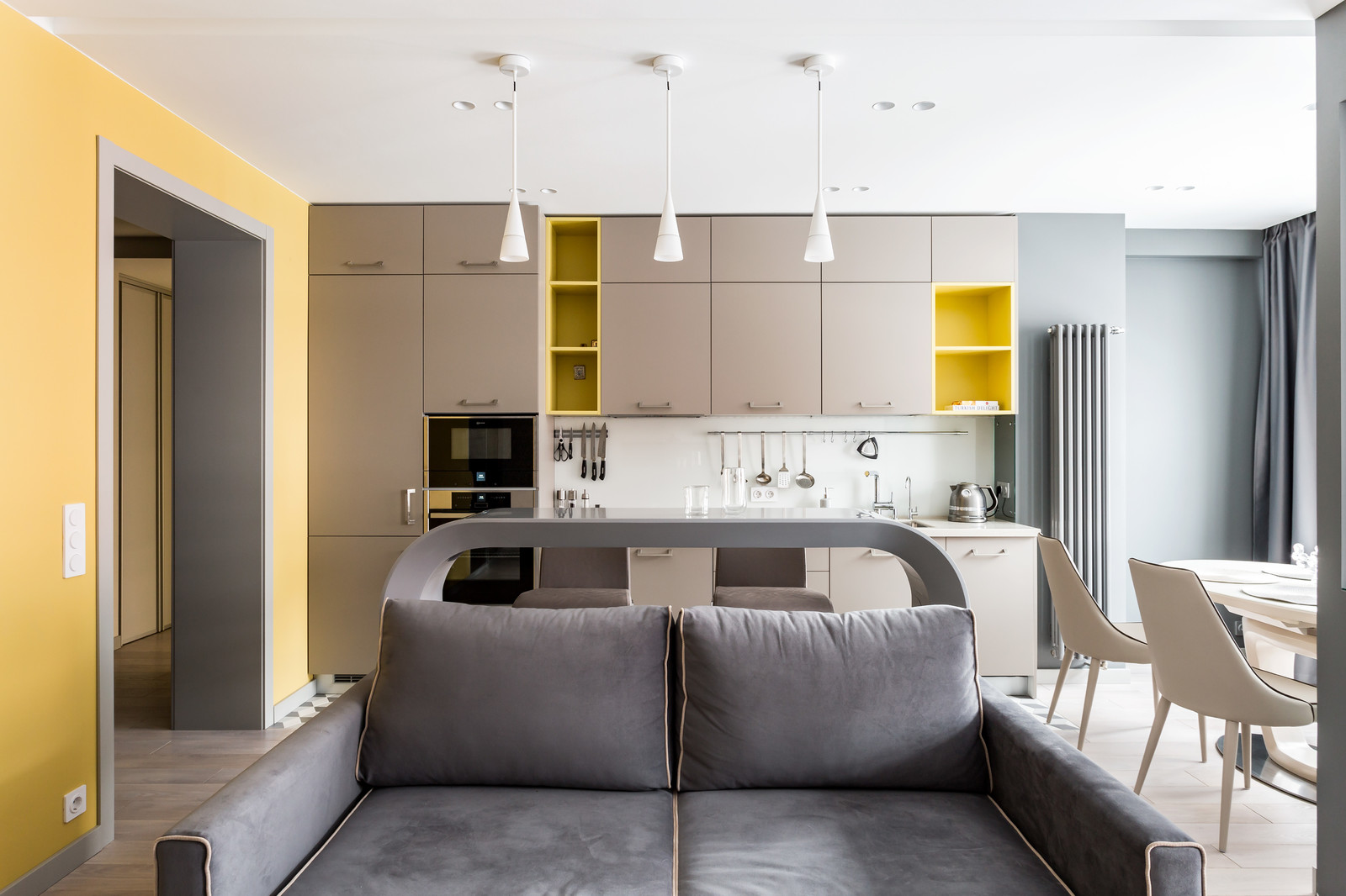 Кухня совмещенная с гостиной