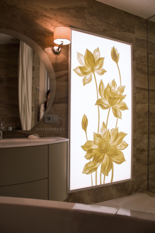 Световое панно барельеф подвесное