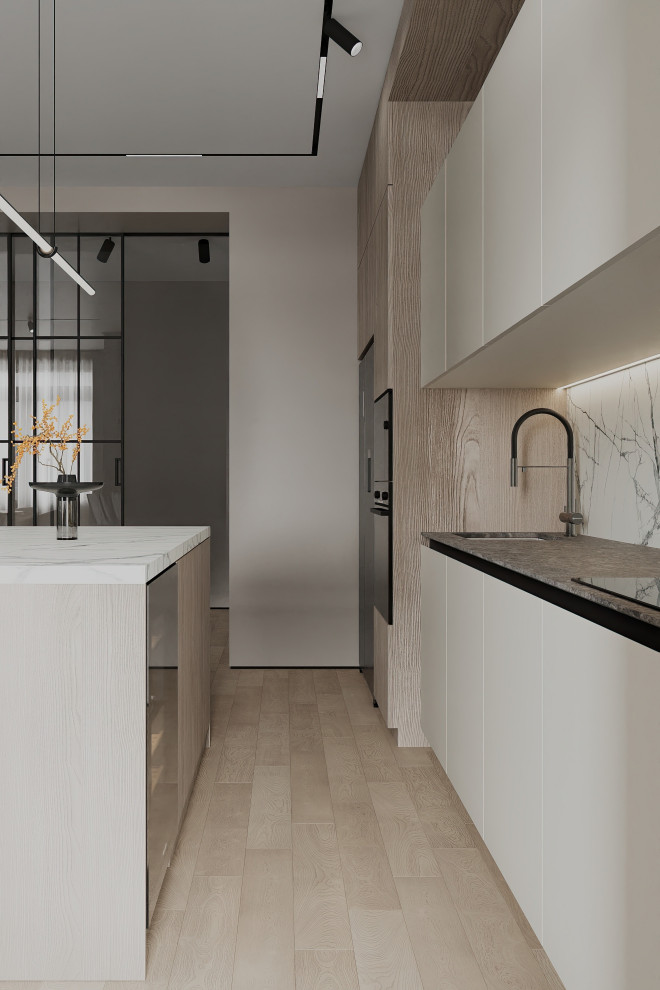 Дизайн и ремонт квартиры в ЖК Шуваловский Prima - Чёрно-белая магия