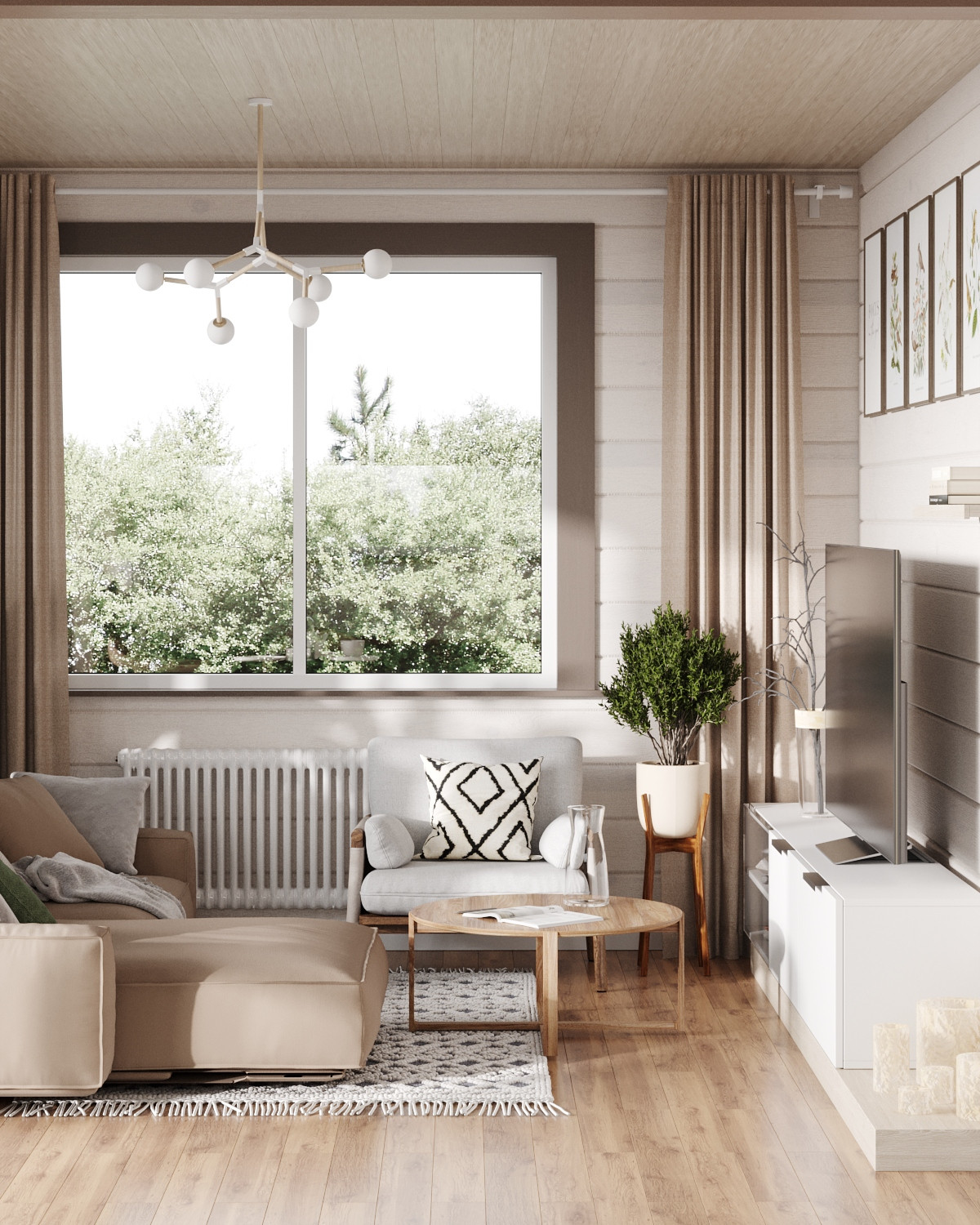 Обложка проекта: Свежесть и чистота брусового дома