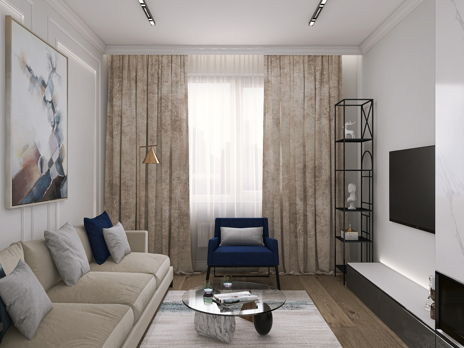 Трехкомнатная квартира