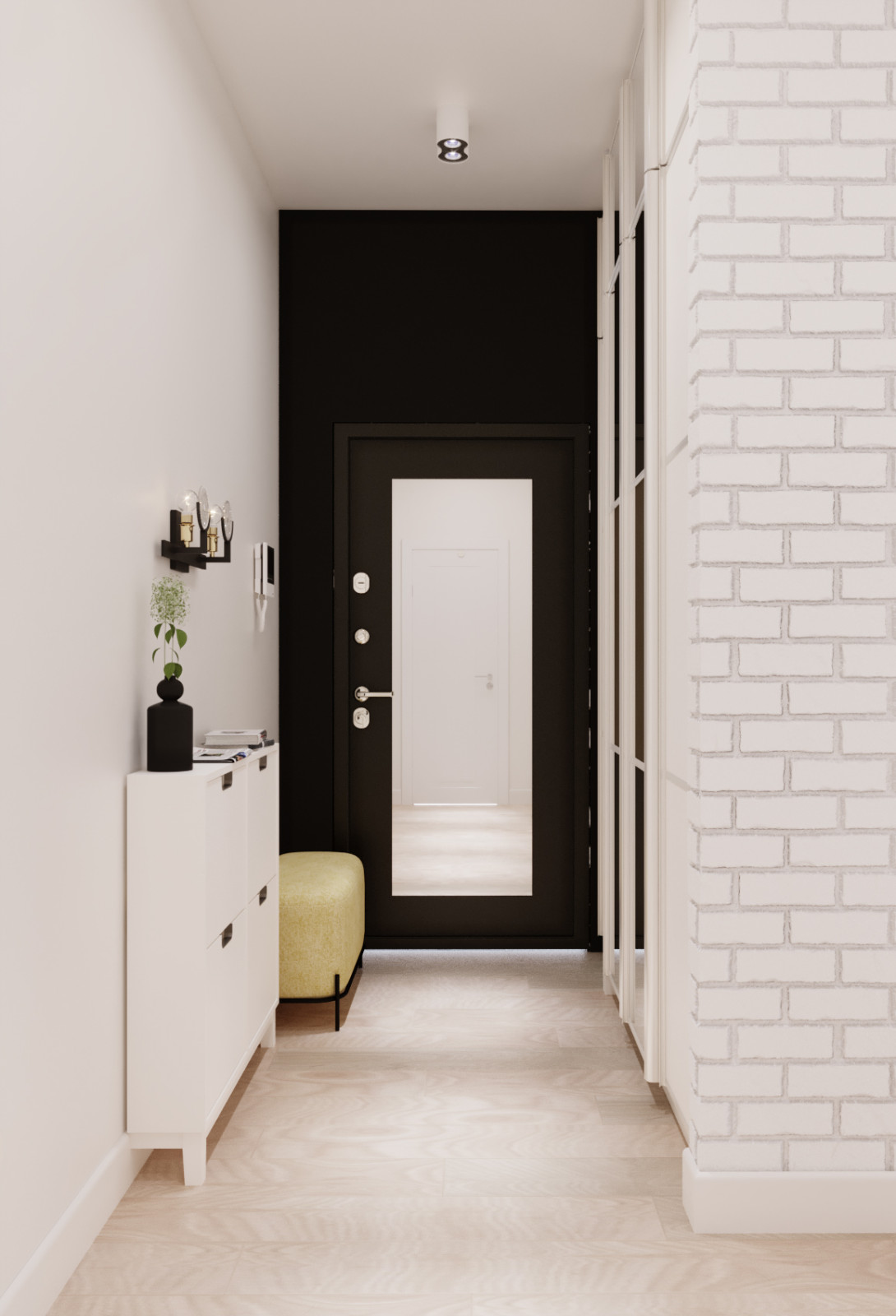 ДИЗАЙН-ПРОЕКТ ИНТЕРЬЕРА КВАРТИРЫ, ЖК ТУШИНО, МОСКВА, 76 М²