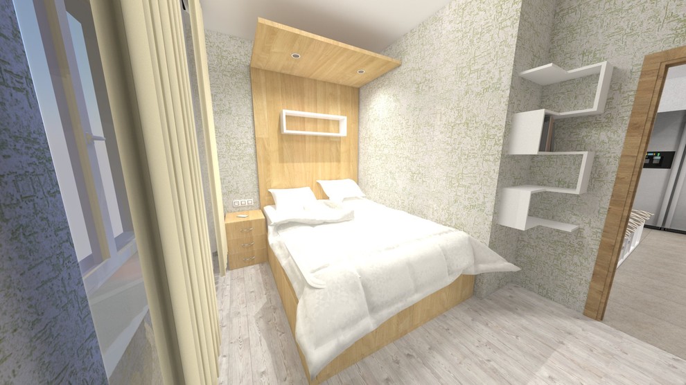 Технический проект двухкомнатной квартиры 60 кв. м. Застройщик Крост