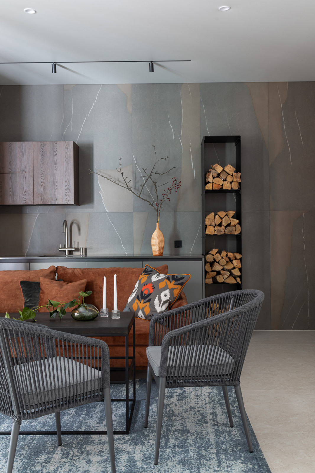 Реализованный проект банного комплекса на территории частного дома