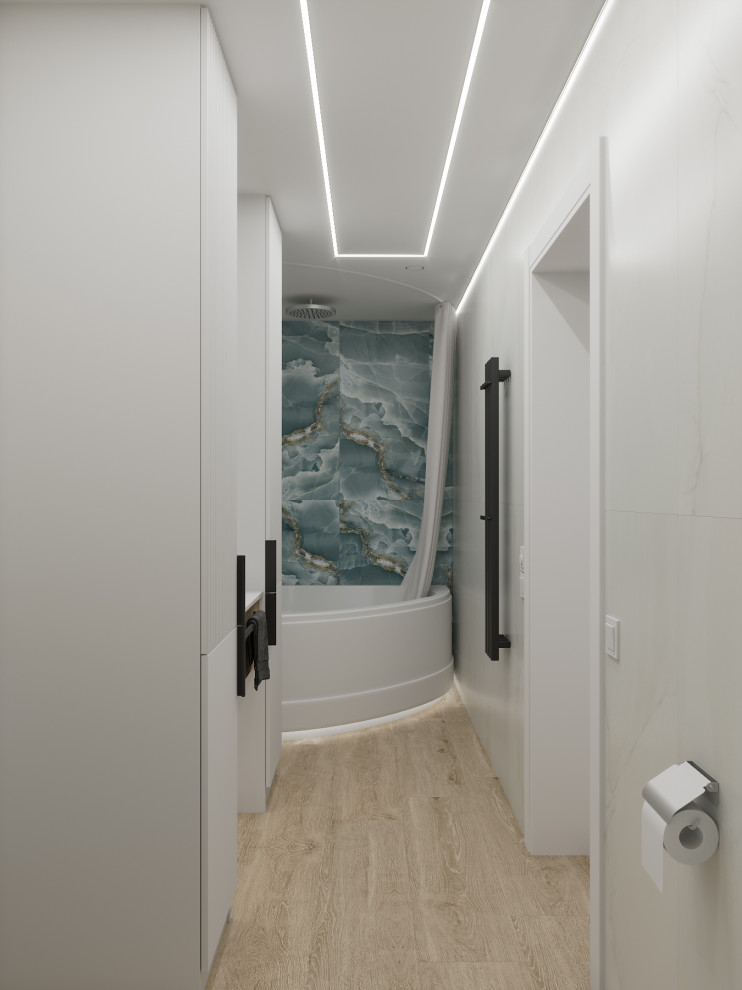 Визуализация дизайн-проекта квартиры 95 м кв, для пары с ребенком