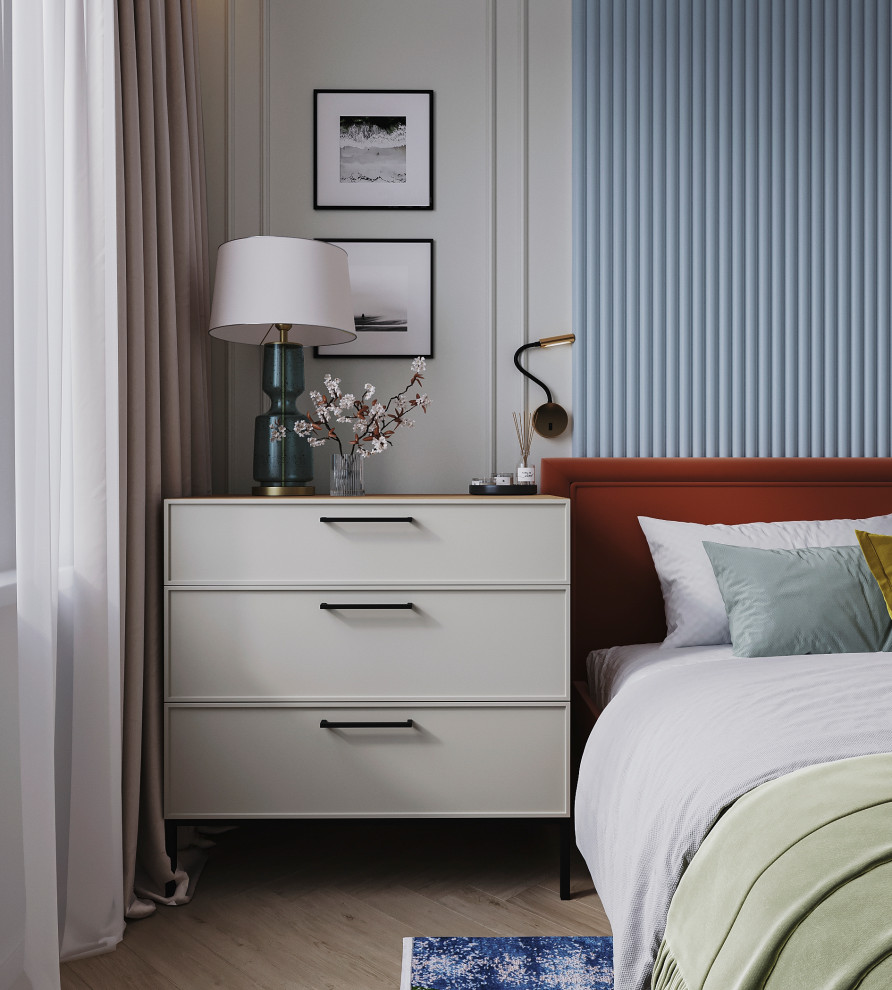 Яркие акценты в современной классике 73м2